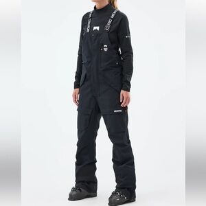 Montec Black Ski Bib Overalls